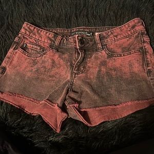 Lovesick low rise denim shorts